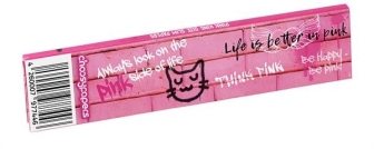 Choosypapers King Size Slim Zigarettenpapier Pink Graffiti