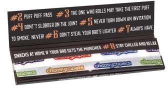 Choosypapers King Size Slim Zigarettenpapier Bro Code