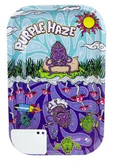 Drehtablett Rolling Tray Large Best Buds Purple Haze