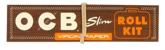 OCB Virgin Unbleached Roll Kit Zigarettenpapier + Tips + Tray