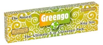 Greengo Unbleached 2 in 1 King Size Papers mit Filtertips