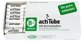 actiTube Aktivkohlefilter 100er Pack 8mm