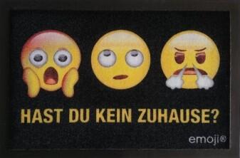 Fußmatte Emoji Hast du kein Zuhause Fussmatte