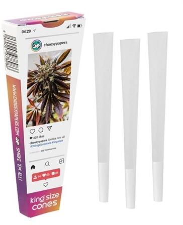 choosypapers King Size Cones Social Media