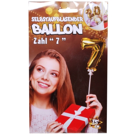Folienballon Geburtstag 7 Jahre
