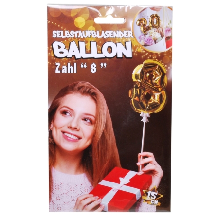 Folienballon Geburtstag 8 Jahre