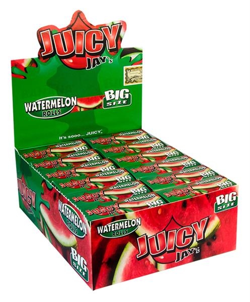 Juicy Jays aromatisierte Rolls Watermelon (Wassermelone)