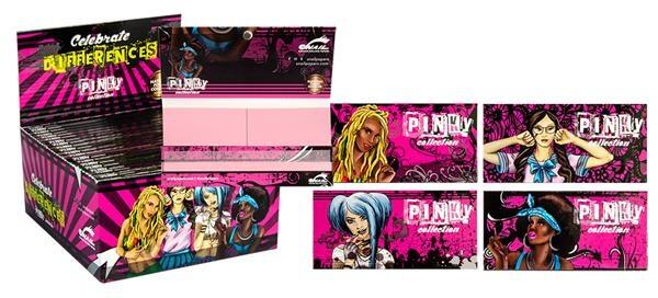 SNAIL Coloured King Size Slim Papers & Tips Pinky Collection
