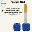 raupir Set 2x Gluttöter Würfel für Aschenbecher Metall blau