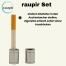 raupir Set 2x Gluttöter für Aschenbecher silber Metall