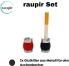 raupir Set 2x Gluttöter für Aschenbecher bunt Metall