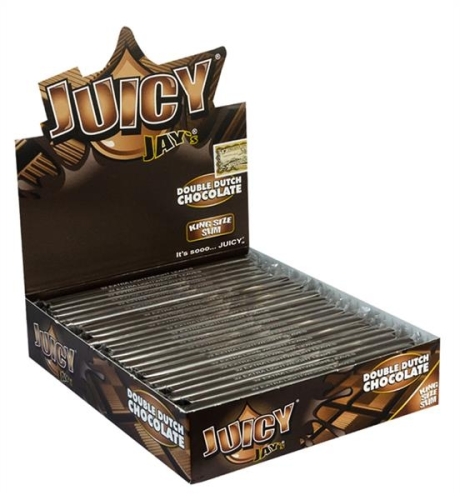 Juicy Jays King Size Slim aromatisiertes Papier Double Dutch Chocolate